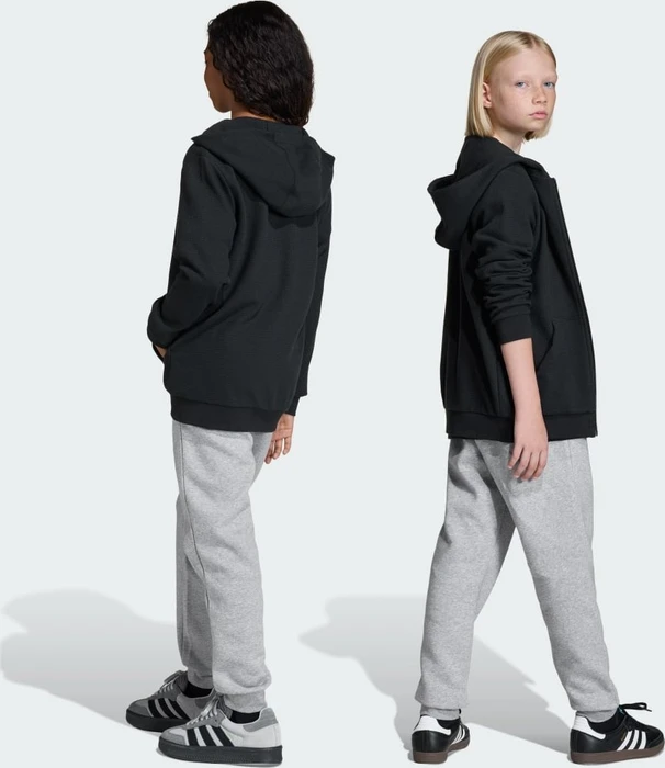 adidas Kids Trainingshose lang medium grey heather/white (Junior)