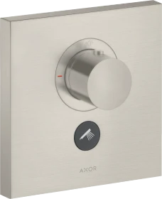 Hansgrohe Axor ShowerSelect Thermostat HighFlow Unterputz eckig für 1 Verbraucher und einen zusätzlichen Abgang edelstahloptik