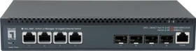 LevelOne XEL-0891 Desktop 10G Managed Switch, 4x RJ-45, 4x SFP+ (XEL-0891 / 57082913101)