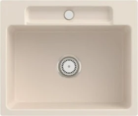 Villeroy & Boch Siluet 60 S flat flächenbündig Becken mittig ivory