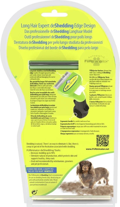 FURminator deShedding Tool für kleine Hunde mit langem Fell, Version 1