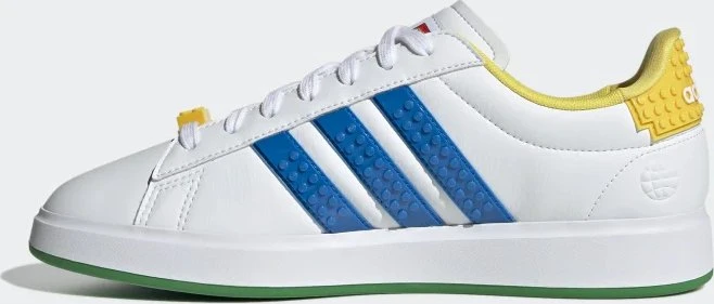 adidas Grand Court X Lego 2.0 cloud white/shock blue/yellow