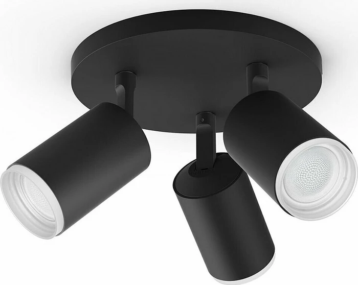 Philips Hue White and Color Ambiance Fugato Spot 3-flammig schwarz