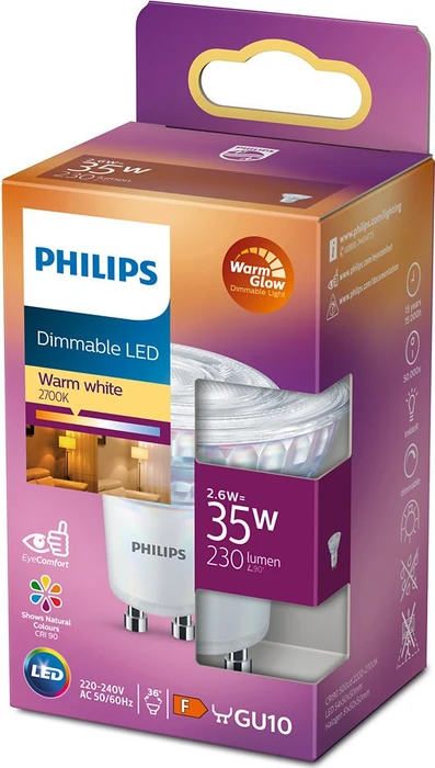 Philips Classic LED Reflektor GU10 2.6W dimmbar