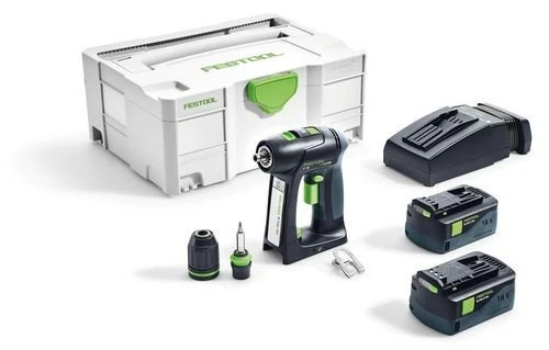 Festool C 18 Li 5.2 Plus Akku-Bohrschrauber inkl. Systainer + 2 Akkus 5.2Ah