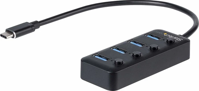 StarTech USB-Hub, 4x USB-A 3.0, USB-C 3.0 [Stecker]