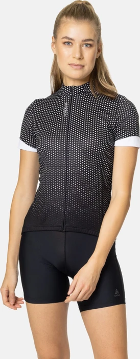 Odlo The Essential Trikot kurzarm schwarz/weiß (Damen)