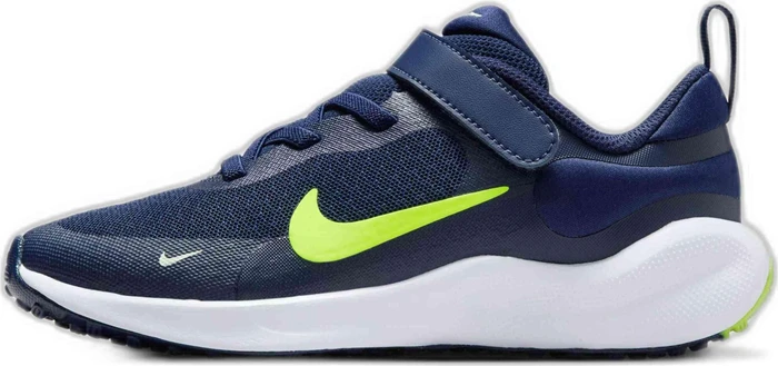 Nike Revolution 7 midnight navy/volt tint/white/volt (Junior)