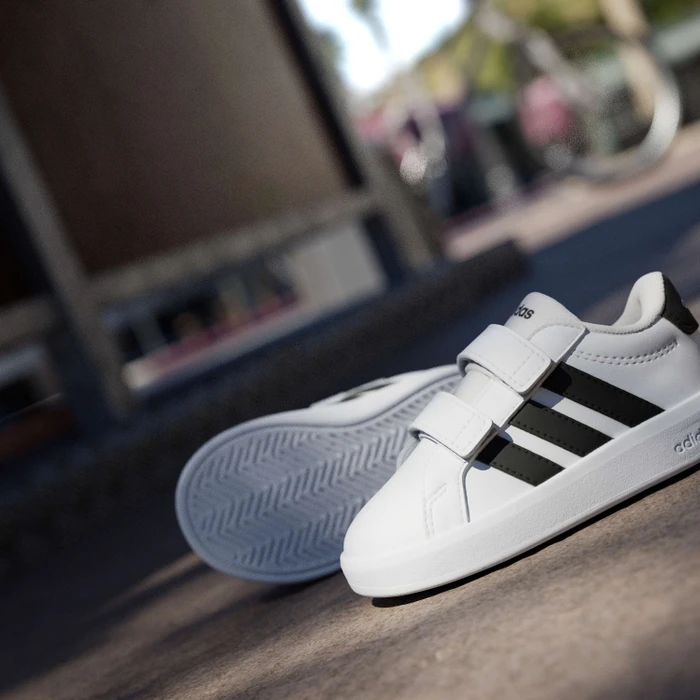 adidas Grand Court 3.0 cloud white/core black (Junior)