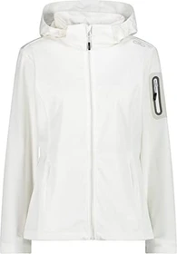 CMP Zip Hood Softshell Funktionsjacke bianco/stone (Damen)
