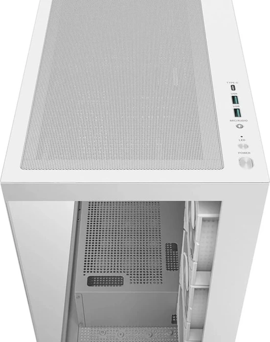 DeepCool CG580 4F WH, weiß, Glasfenster
