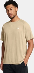 Under Armour Tech Textured Funktionsshirt kurzarm city khaki/white (Herren)