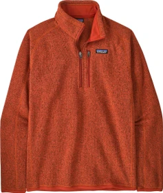 Patagonia Better Sweater 1/4-Zip Fleece Pullover coal orange (Herren)