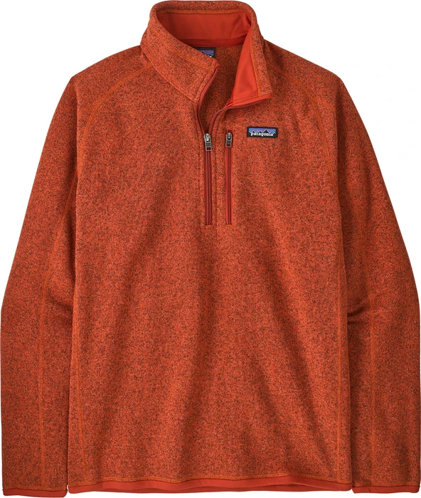 Patagonia Better Sweater 1/4-Zip Fleece Pullover coal orange (Herren)