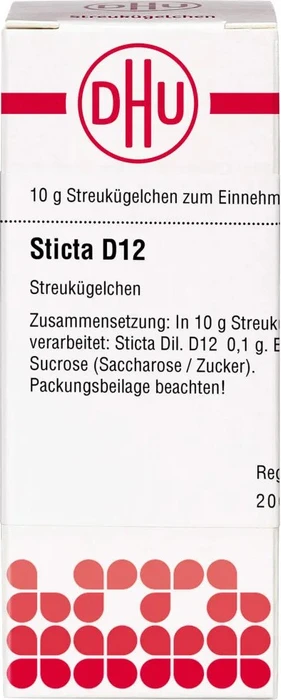 DHU Sticta Globuli D12, 10g
