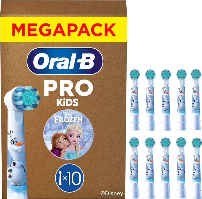 Oral-B Pro Kids Frozen Kinder-Ersatzbürste, 10 Stück