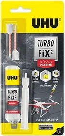 UHU Turbo Fix² Plastik 2-Komponenten Kleber, 10g