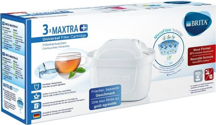 Brita Maxtra+ Filterkartusche, 4 Stück (3+1 Stück)