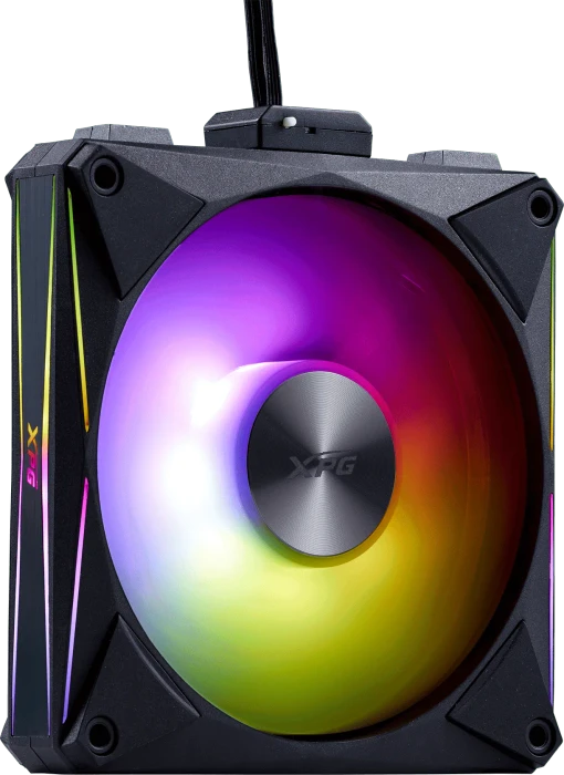 ADATA XPG Hurricane MAG 120 ARGB PWM, schwarz, 120mm, 4er-Pack