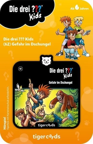 Tiger Media Tigercard Die drei ??? Kids Gefahr im Dschungel