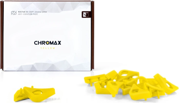 Noctua NA-SAVP1 chromax.yellow Anti-Vibrations-Pads, gelb, 16er-Pack