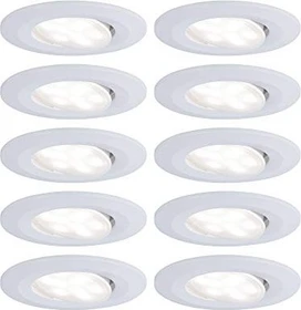 Paulmann LED Calla 5.2W Einbauleuchte weiß matt,  10 Stück