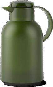 Emsa Samba Isolierkanne quick press 1.5l dunkelgrün transluzent