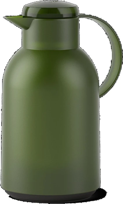 Emsa Samba Isolierkanne quick press 1.5l dunkelgrün transluzent