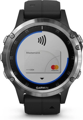 Garmin Fenix 5 Plus silber/schwarz