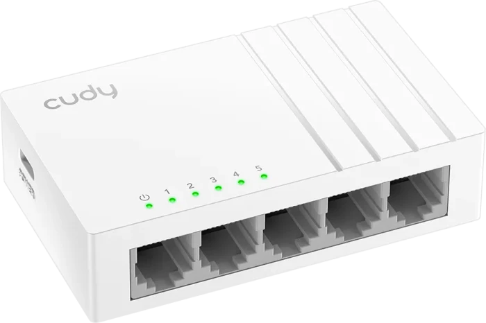 Cudy GS100 Series Desktop Gigabit Switch, 5x RJ-45