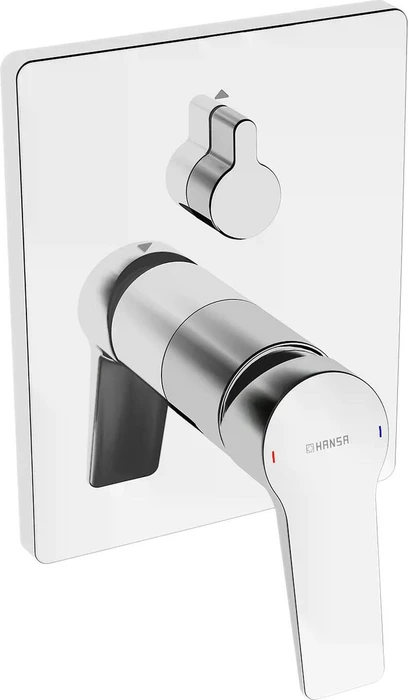 Hansa HansaTwist Fertigmontageset für Wanne/Brause chrom