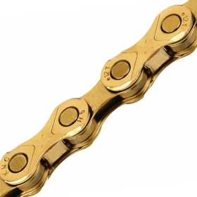 KMC e12 Ti-N 12-fach 130 Glieder Kette gold