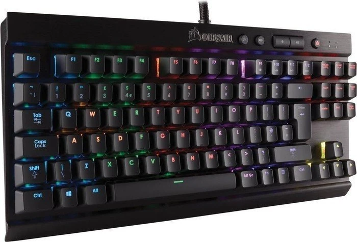 Corsair Gaming K65 RGB Compact, New Logo, MX RGB RED, USB, ES