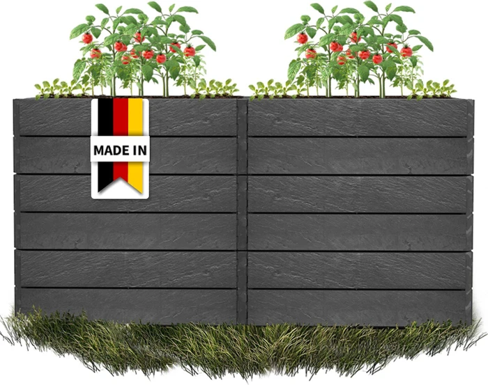 Garantia Ergo Quadro 2L Hochbeet 160x80cm stone (645168)
