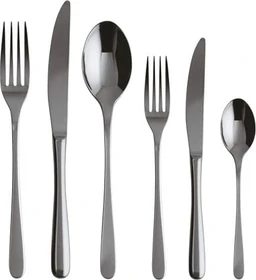 Sambonet Taste Edelstahl PVD Besteck-Set schwarz, 36-tlg.
