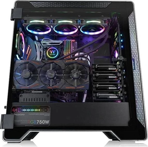 Thermaltake A500 Aluminium, Glasfenster