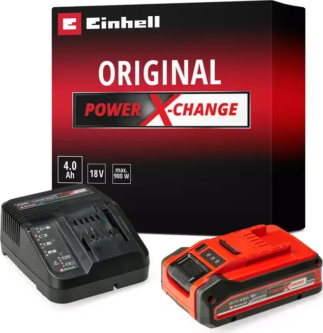 Einhell Power X-Change Plus Starterset 18V, 4.0Ah, Li-Ionen, 1 Akku [4.0Ah] [72Wh]