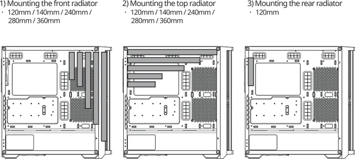 Zalman Z10 Plus, schwarz, Glasfenster