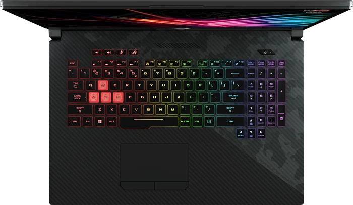 ASUS ROG Strix Scar II GL704GM-EV015T, schwarz, Core i7-8750H, 16GB RAM, 256GB SSD, 1TB HDD, GeForce GTX 1060, DE