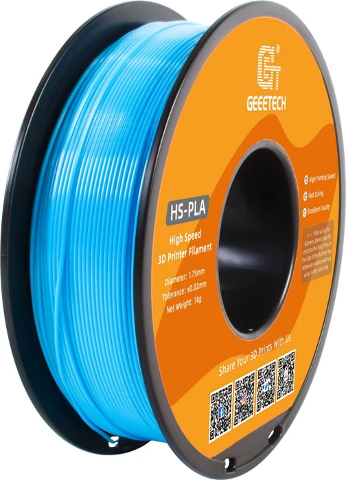 Geeetech HS-PLA, Water Blue, Spule, 1.75mm, 1.00kg