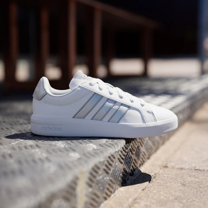 adidas Grand Court 3.0 cloud white/silver metallic (Junior)