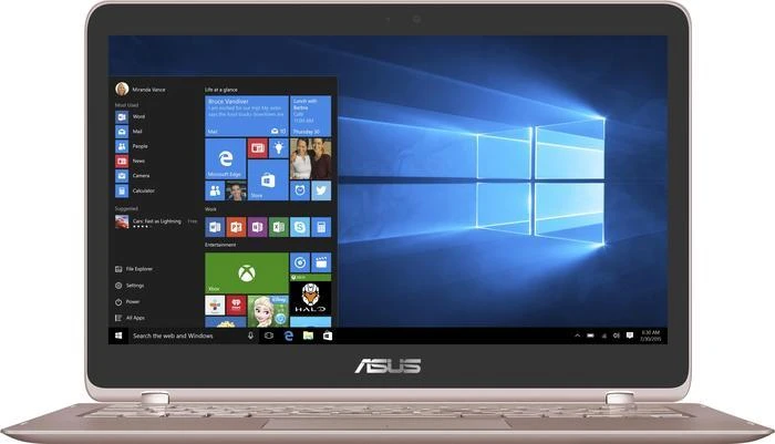 ASUS ZenBook Flip UX360UAK-BB355T, Icicle Gold, Core i7-7500U, 8GB RAM, 256GB SSD, DE