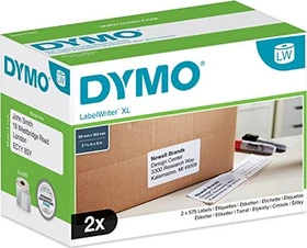 Dymo Etiketten LabelWriter 102, 102x59mm, weiß, 2er-Pack (1150 Etiketten)