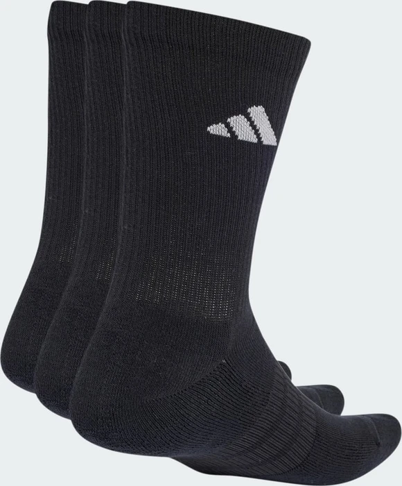 adidas Cushioned Crew Socken black/grey two, 3 Paare