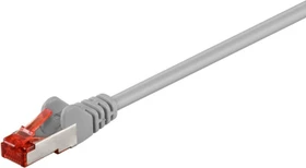 goobay Patchkabel, Cat6, S/FTP, RJ-45/RJ-45, 1m, grau
