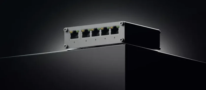 Teltonika TSW Industrial Gigabit Switch, 5x RJ-45, PoE PD