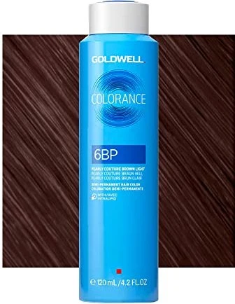 Goldwell Colorance Demi-Permanent Hair Color Haartönung 6BP pearly couture brown light, 120ml