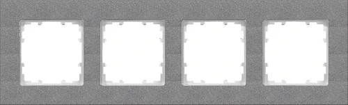 Siemens DELTA miro Rahmen 4-Fach, carbonmetallic