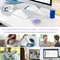 Seenda Rechargeable Wireless RGB Mouse mit Jiggler-Funktion, hellgrün/violett, USB Vorschaubild