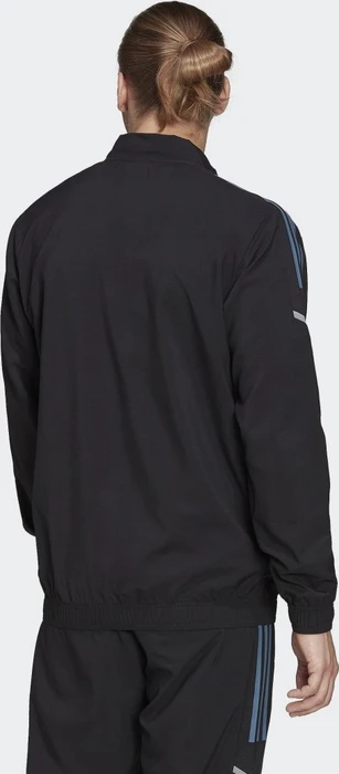 adidas All Blacks Primeblue Rugby Präsentationsjacke black/white/wonder steel (Herren)